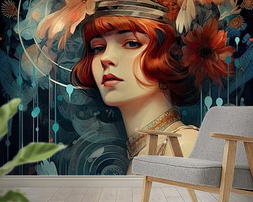 Zeitlose Schönheit: Die Flapper der Goldenen Zwanziger by Peter Balan