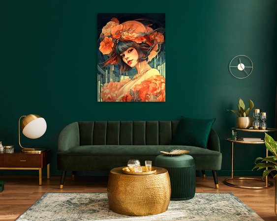 Example of the artwork in a room