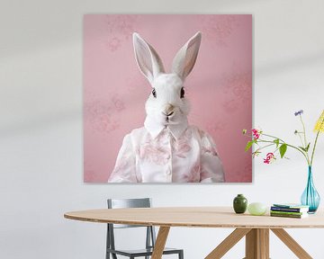 Portrait de lapin sur Vlindertuin Art