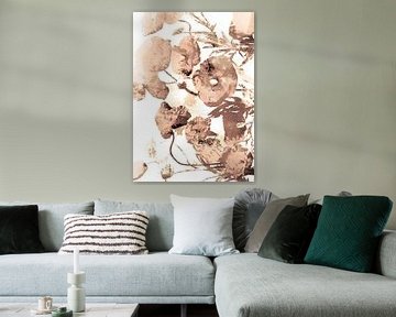 Bloemen Botanie in neutrale look van Mad Dog Art