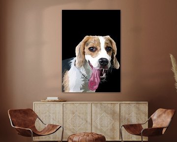 Beagle dog vector van IHSANUDDIN .