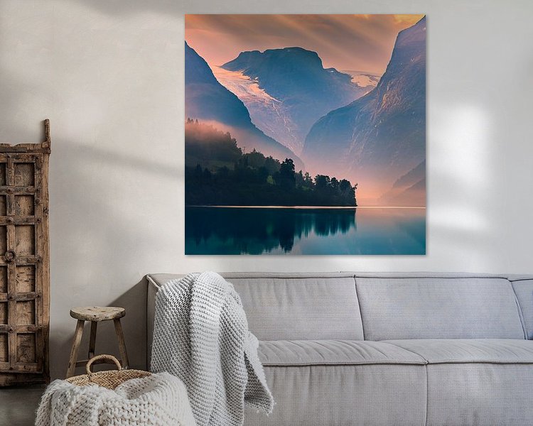 Example of the artwork in a room