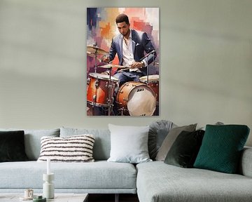 The jazz drummer by Arjan van de Logt