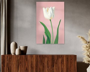 Tulipe en rose pastel 1 sur ByNoukk