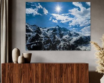 Montagne Grossglockner en Autriche au printemps sur Sjoerd van der Wal Photographie