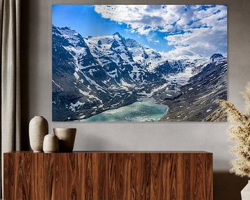 Montagne Grossglockner en Autriche au printemps sur Sjoerd van der Wal Photographie