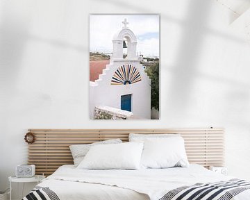 Chapelle arc-en-ciel à Mykonos Grèce | Europe Travel Photography sur HelloHappylife