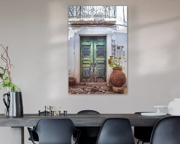The old green door by Truus Nijland