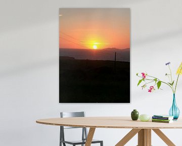 Sunset Valentia island in Ireland van Susanne Seidel