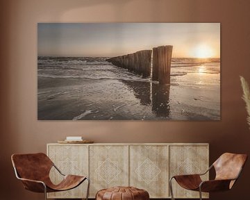 Sunset beach Ameland sur bart dirksen