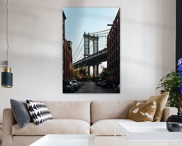 Manhattan Bridge New York van Jord Neeter