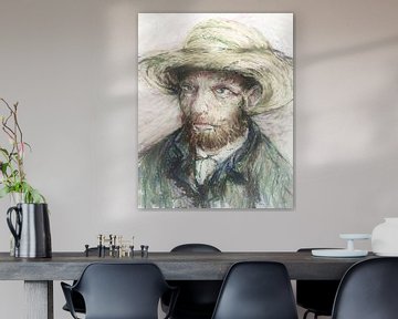 Vincent van Gogh. Handgemalt von Ineke de Rijk