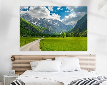 Logar Valley in the Kamnik Savinja Alps in Slovenia during springtime by Sjoerd van der Wal Photography