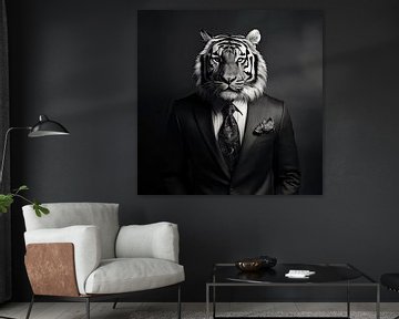 Tiger in the urban jungle by Ingeborg Lukkien
