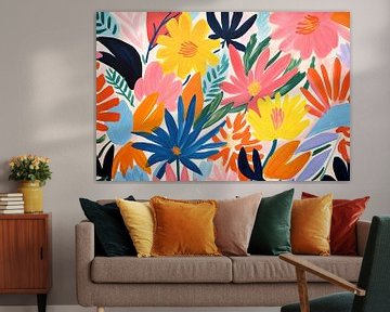 Henri Matisse, Fleurs grandes et abstraites sur Caroline Guerain