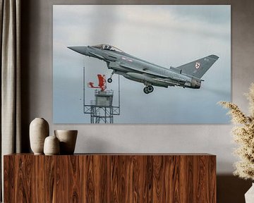 Take-off Royal Air Force Eurofighter Typhoon. by Jaap van den Berg