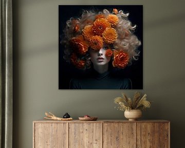 Orange Blossom Crown by Ingeborg Lukkien