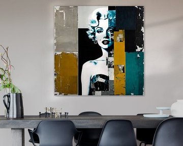Marilyn Monroe - Urban Collage 01 van Felix von Altersheim