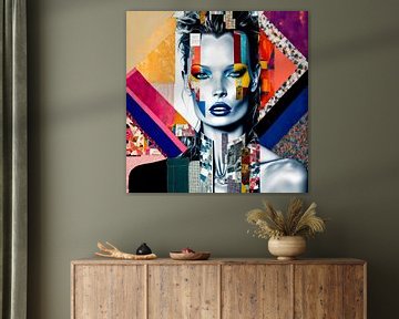 Motiv Kate Moss 3 - D Collage von Felix von Altersheim
