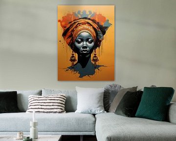Afrikaanse vrouw von PixelPrestige