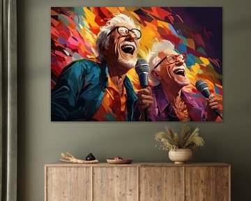 The Singing Grandpas by Beeld Creaties Ed Steenhoek | Photography and Artificial Images