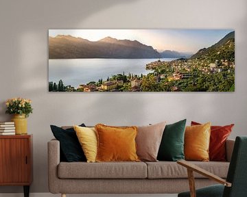 Panorama vom Gardasee bei Malcesine von Voss Fine Art Fotografie