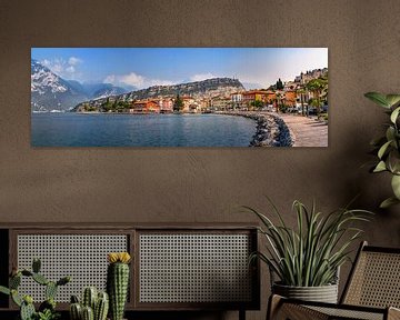 Promenade of Torbole on Lake Garda by Voss Fine Art Fotografie