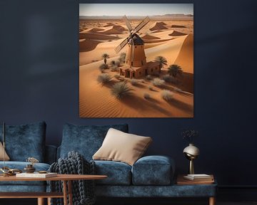 Desert Mill by Gert-Jan Siesling