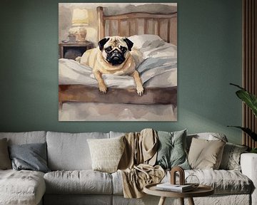 Pug Paws & Pillows van Wissam Ramadan