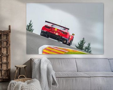 AF CORSE Ferrari 488 GTE EVO LMGTE Am à Spa sur Sjoerd van der Wal Photographie