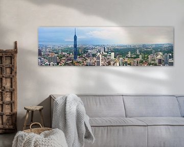 skyline Kuala Lumpur van Atelier Liesjes