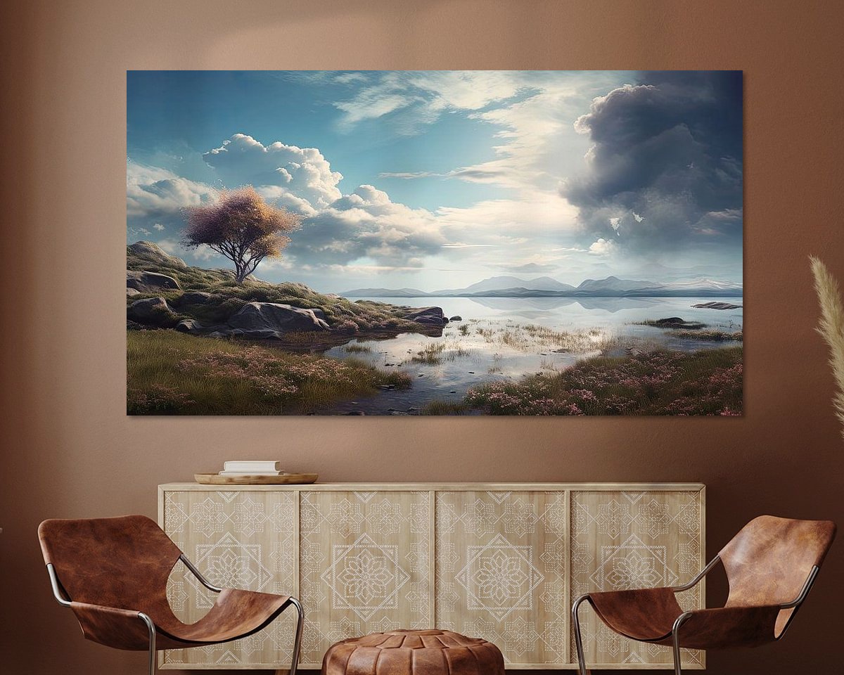 Example of the artwork in a room