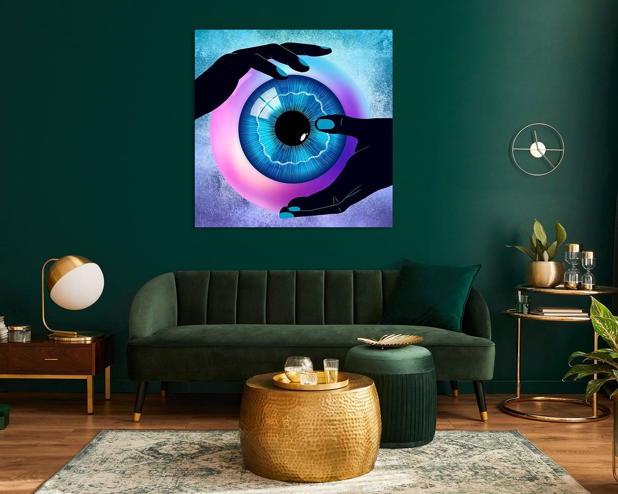 Example of the artwork in a room