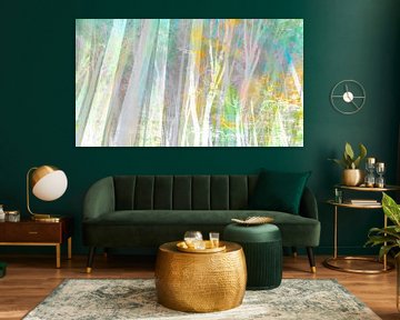 Magic Forest Pastel Painting by FRESH Fine Art