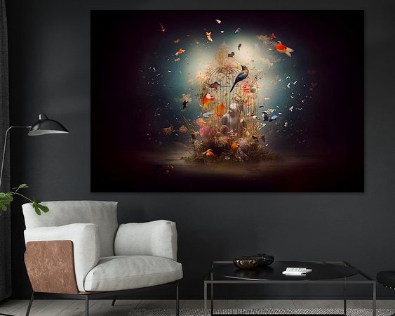 Example of the artwork in a room