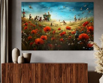 Aire de jeu des coquelicots sur Heike Hultsch