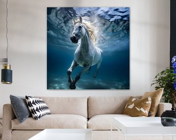 Diving horse by Heike Hultsch