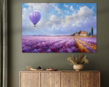 Lavendel landschap van Heike Hultsch
