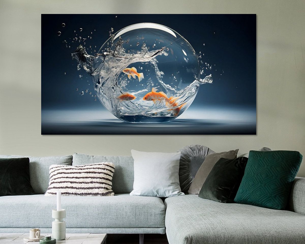 Example of the artwork in a room