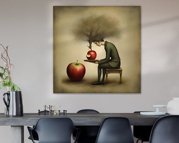 Der Apfelbaum aus der Serie Obst - 6 - von Rita Bardoul