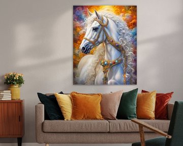 Arabier/ paard,  een fantasie Arabisch raspaard-6