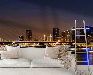 Skyline Rotterdam van Willem Vernes