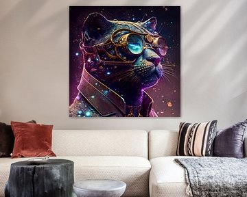 Galaxy Cat by Mutschekiebchen