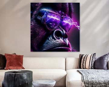 Cool Galaxy Gorilla by Mutschekiebchen