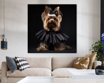 Terrier met jurk van Surreal Media