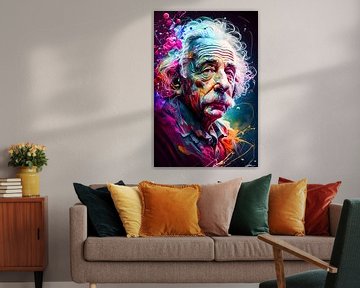 Einstein Kunst van Mutschekiebchen