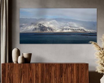 Panorama IJsland  van Hannie Bom