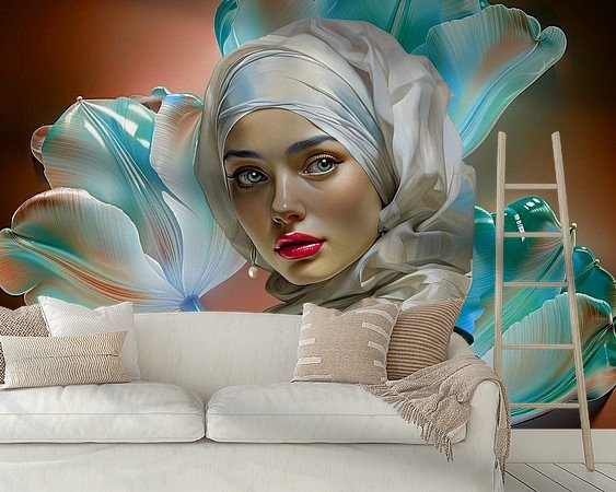 Example of the artwork in a room