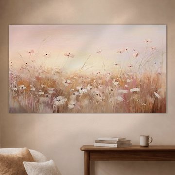 Champ de fleurs earthtones