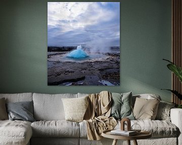 Ausbruch des Strokkur-Geysirs in Island von Patrick Groß